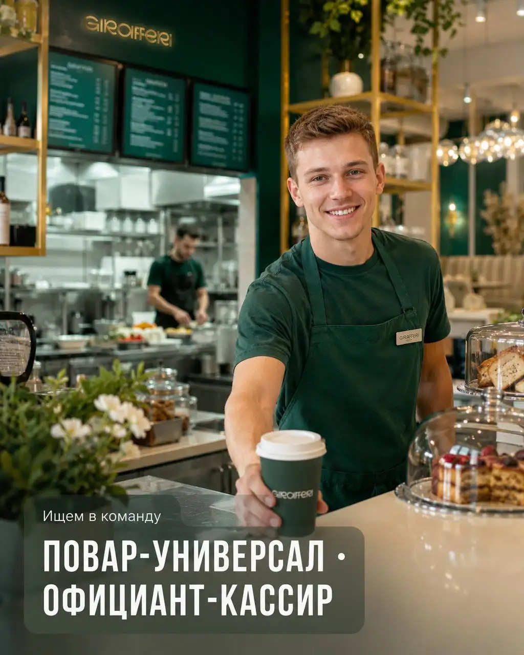 Вакансии повара-универсала и официанта-кассира - Работа в Коробово