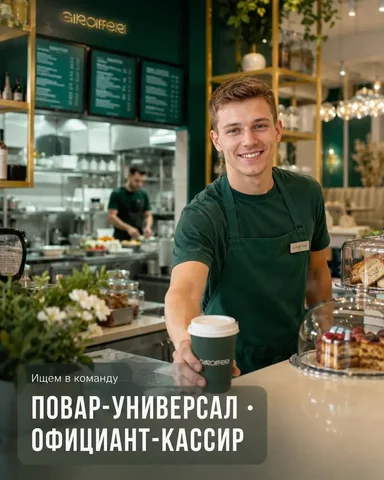 Вакансии повара-универсала и официанта-кассира - частное объявление в Коробово