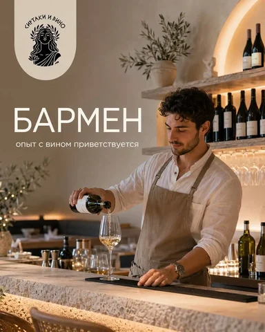 Бармен в греческое бистро - Маникюр и педикюр в Москва