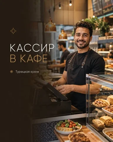 Кассир в кафе-корнер турецкой кухни - Маникюр и педикюр в Москва