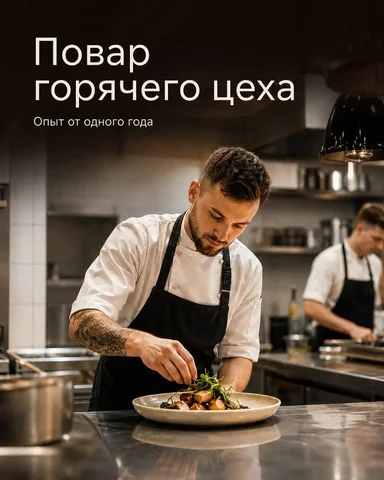 Повар горячего цеха - Вахта в Москва