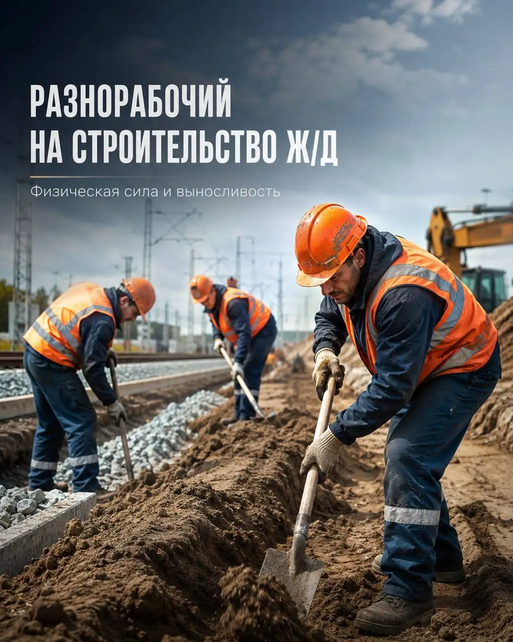 Разнорабочий на строительство Ж/Д - Строительство (Работа) в Тверь