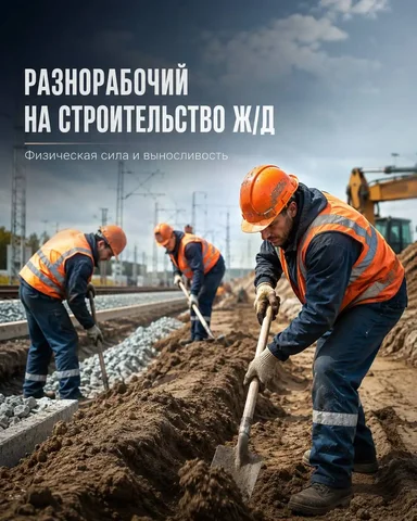 Разнорабочий на строительство Ж/Д - Работа в Тверь