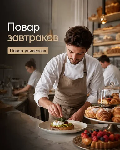Повар завтраков - Вахта в Москва