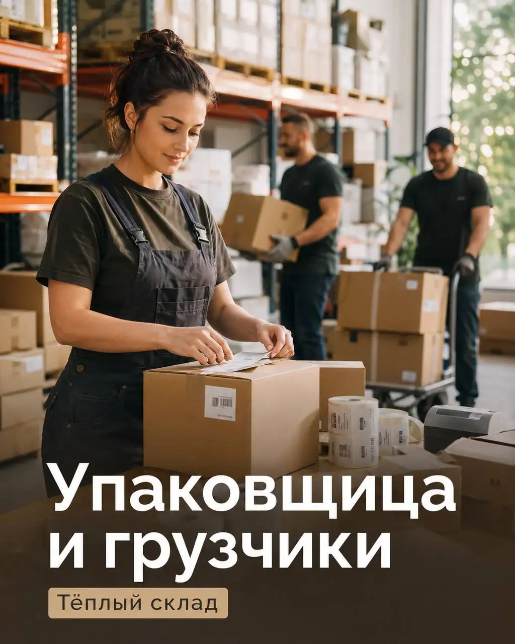 Вакансии упаковщицы и грузчика - Логистика (Работа) в Москва