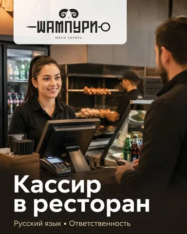Вакансия кассира в ресторане - Вахта в Москва