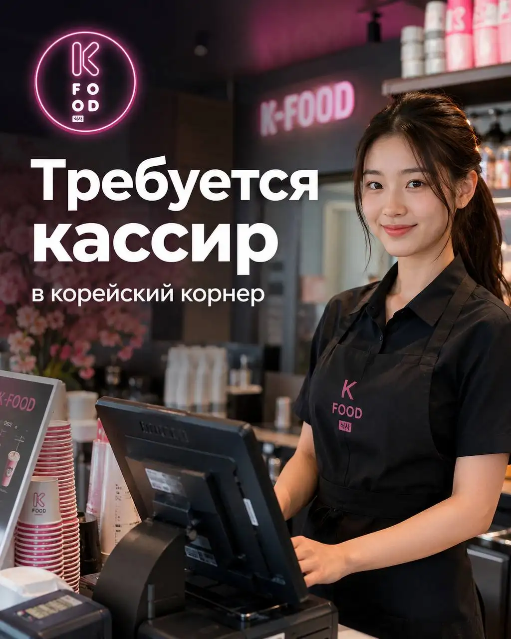 Вакансия кассира в корейский корнер - Кассир (Работа) в Москва