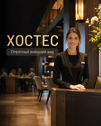 Хостес в ресторан - Официант, Повар, Бармен в Москва