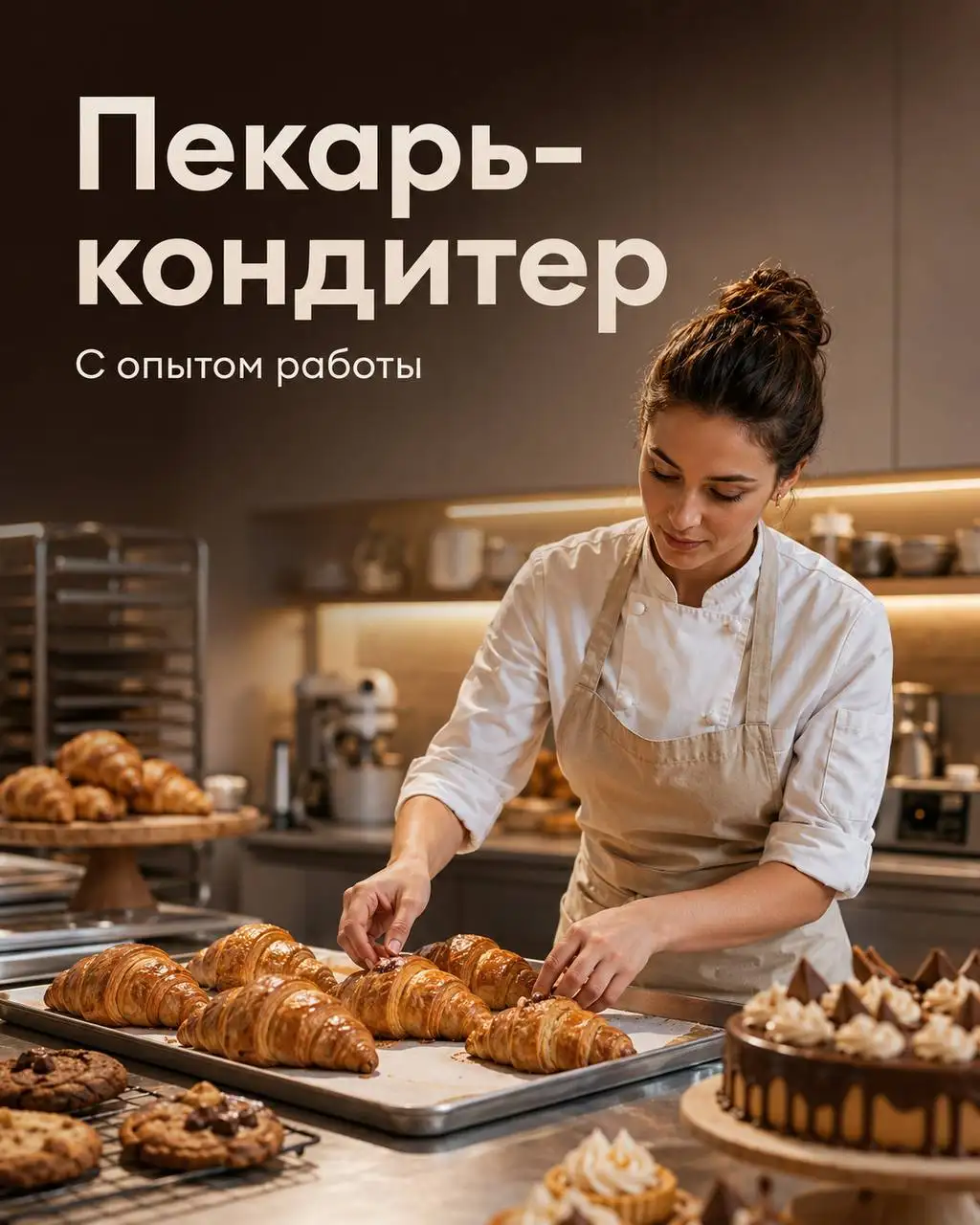 Пекарь-кондитер - Питание и рестораны (Работа) в Москва