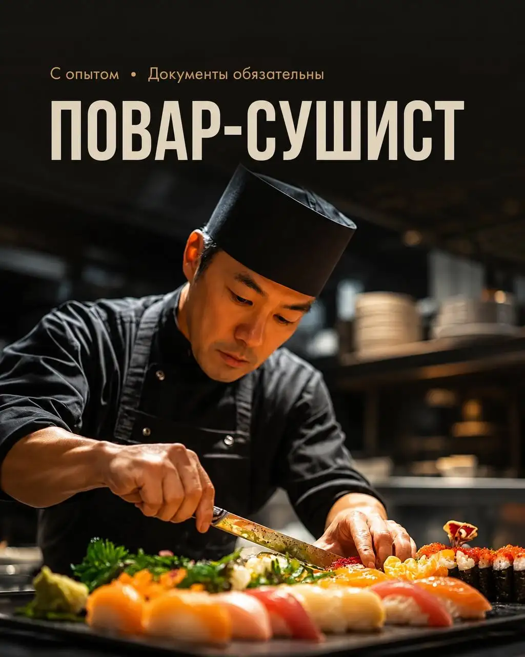 Повар-сушист - Рестораны/Кафе (Работа) в Москва