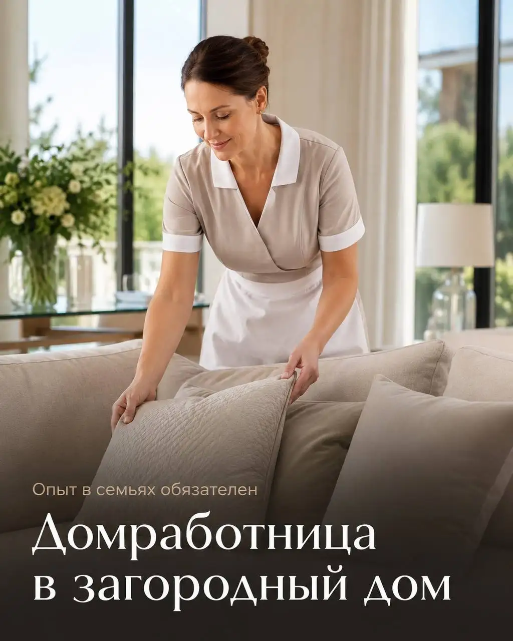 Вакансия домработницы - Домашний персонал (Работа) в Неизвестно