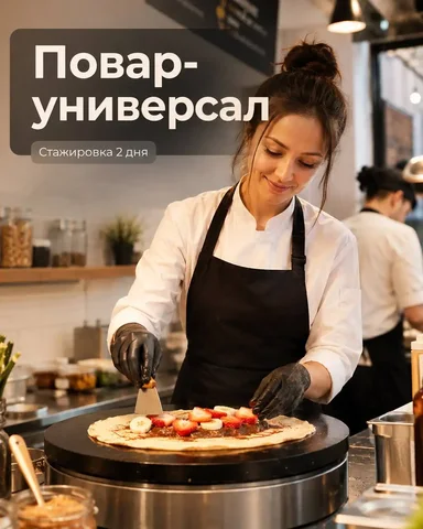 Вакансия повара-универсала - Грузчики/разнорабочие в Москва