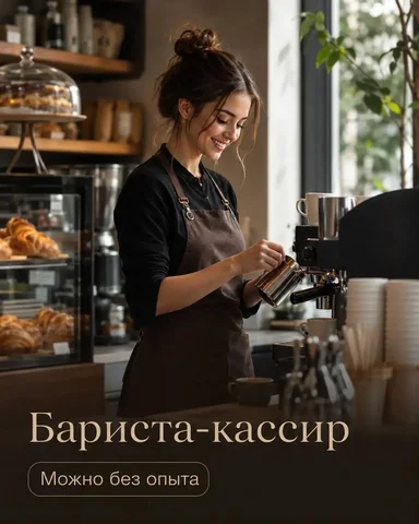 Бариста-кассир в пекарню - Менеджер по продажам в Москва