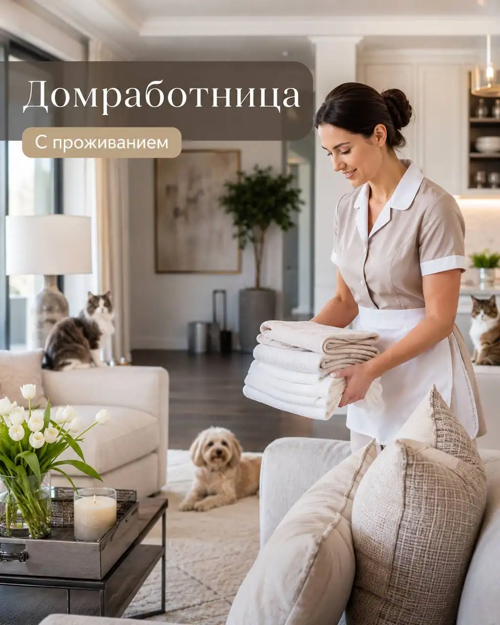 Домработница - Домашний персонал (Работа) в Москва