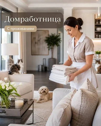 Домработница - Администратор гостиницы в Москва