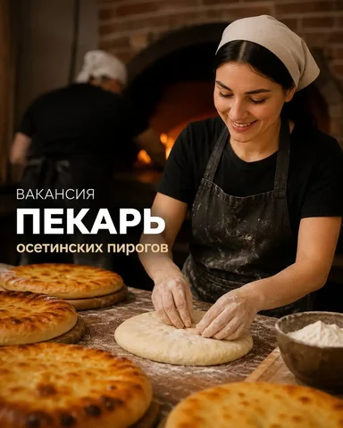 Пекарь осетинских пирогов - Работа в Москва