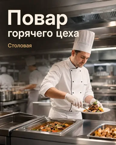 Повар горячего цеха - Работа в Москва