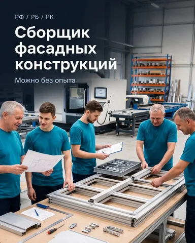 Сотрудник на производство металлических фасадных конструкций - Работа в Серпухов