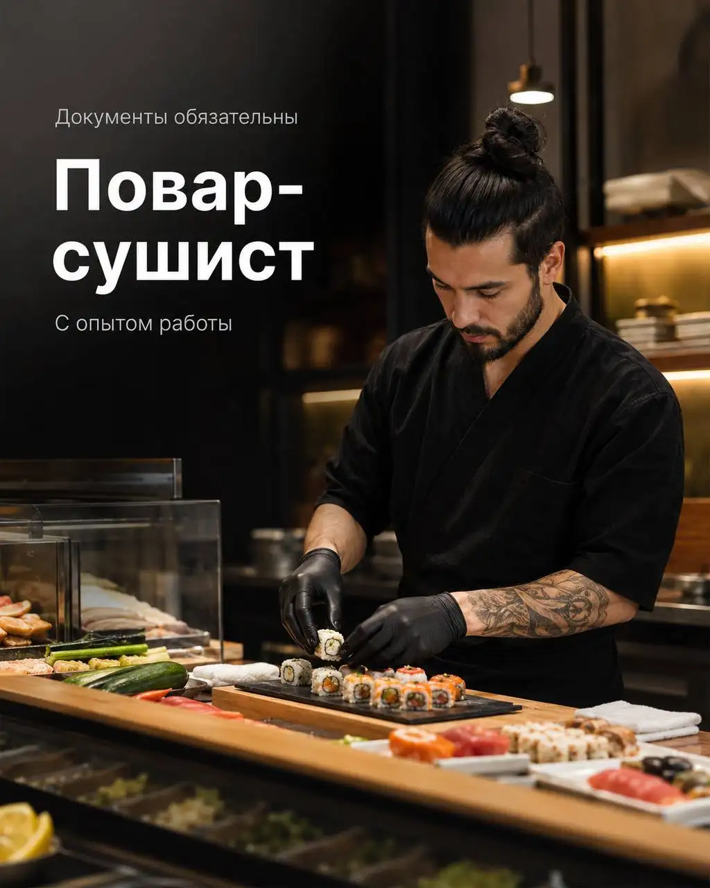 Вакансия повара-сушиста - Повар (Работа) в Москва