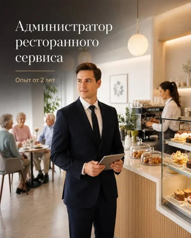 Администратор с функцией контроля ресторанного сервиса - Финансы и банки в Москва