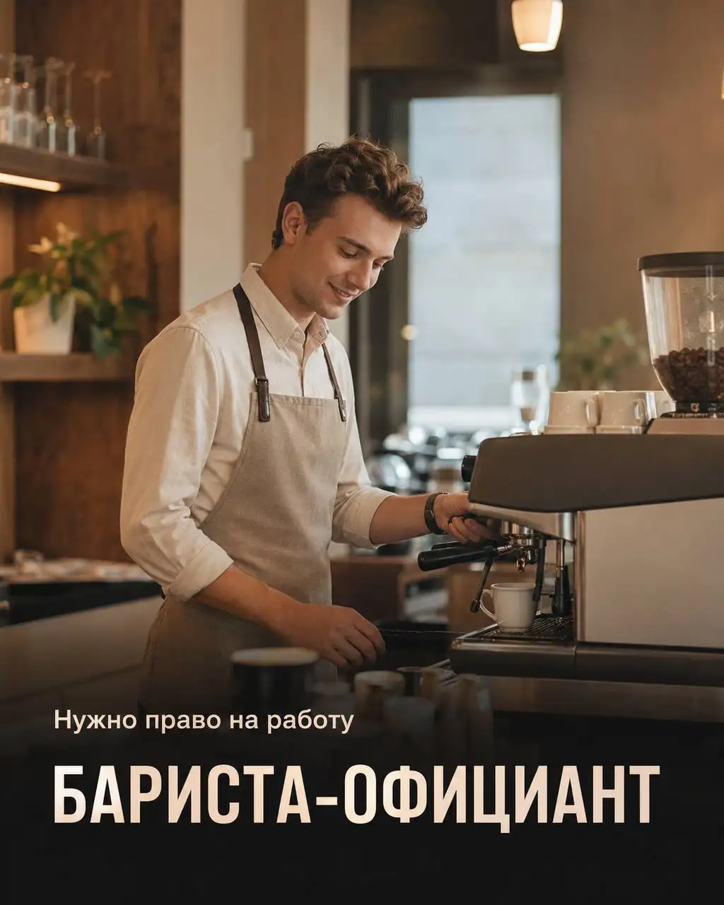 Бариста-официант - Бариста-официант (Работа) в Москва