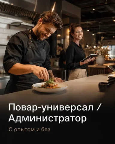 Повар-универсал и Администратор - Финансы и банки в Москва