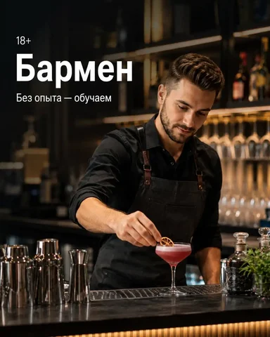 Вакансия бармена - Вакансии в логистике в Москва