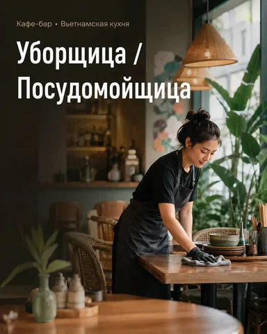 Уборщица-посудомойщица - Повара в Москва