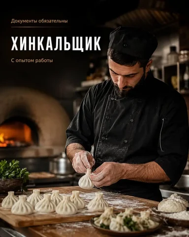Хинкальщик - частное объявление в Москва