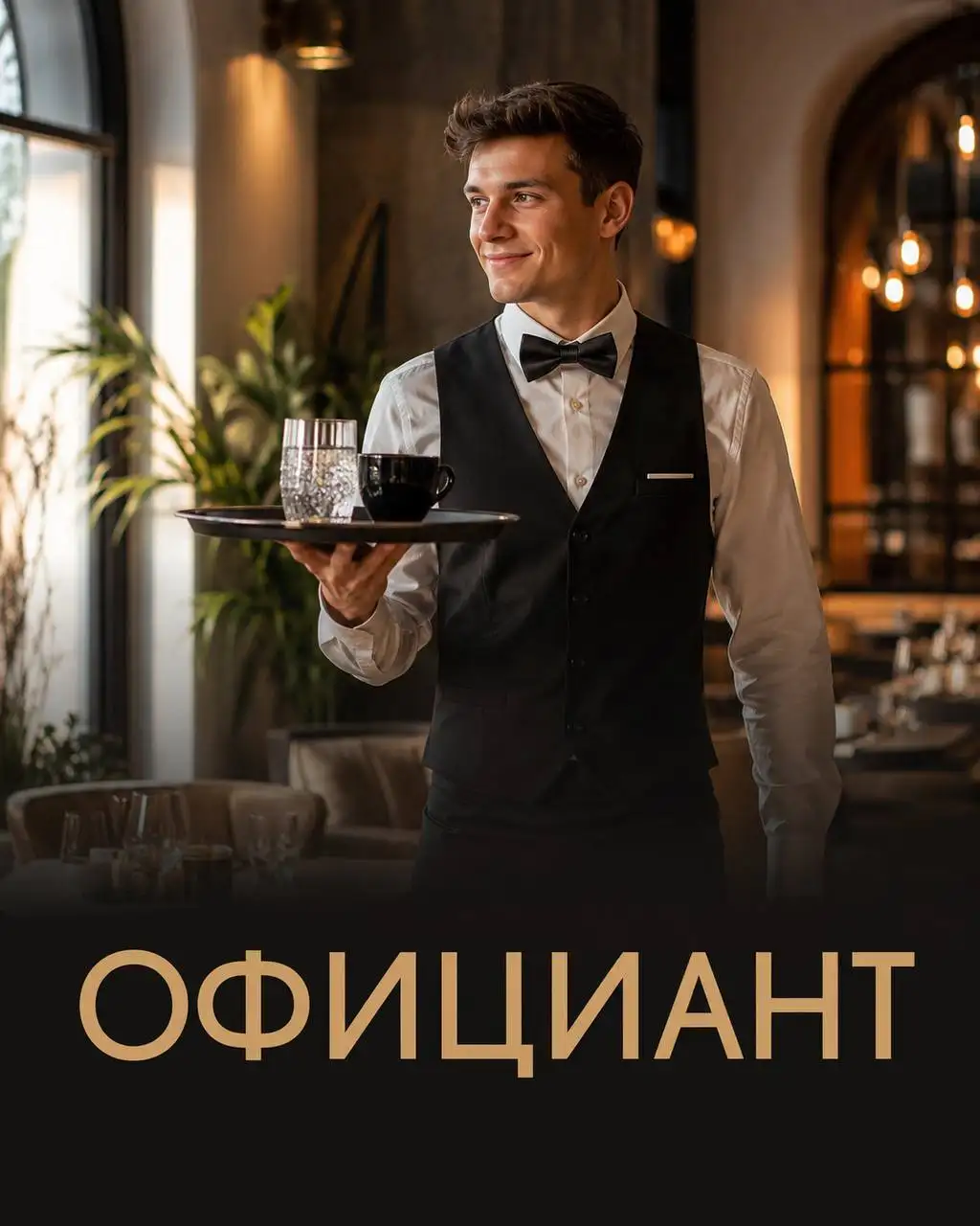 Официант в Москве - Официант (Работа) в Москва