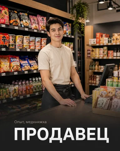 Вакансия продавца в магазин снеков - Работа в Москва