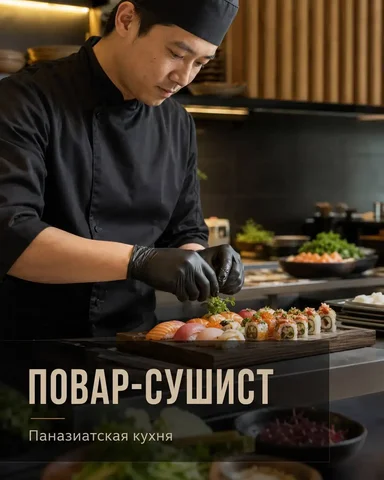 Вакансия повара-сушиста - Работа в Москва