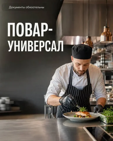 Повар-универсал - Рестораны и кафе в Москва