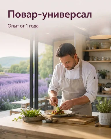 Повар-универсал - Рабочие профессии в Неизвестно