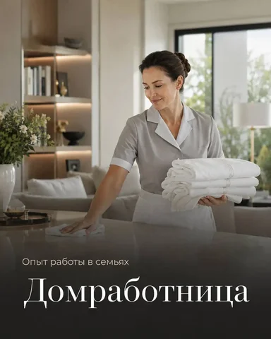 Домработница вахтой 30/40 - Работа в Москва