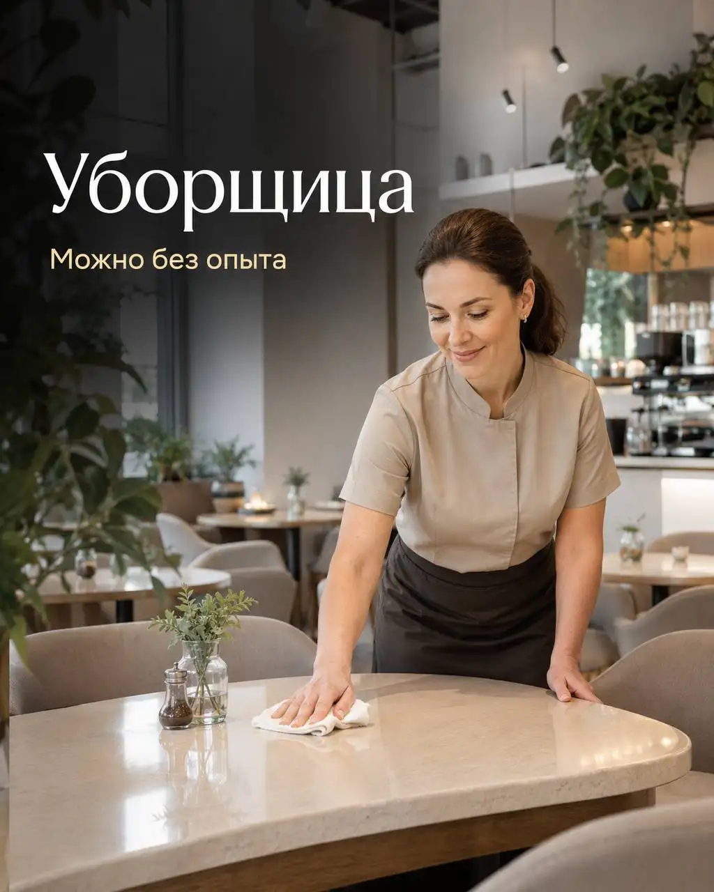 Уборщица в бистро - Работа в Москва