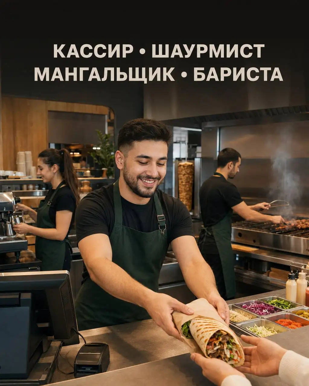 Вакансия в ресторан быстрого питания - Работа в Москва