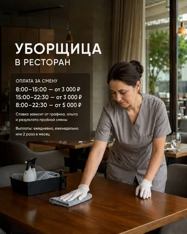 Уборщица в компании Атом - Уборщик в Москва