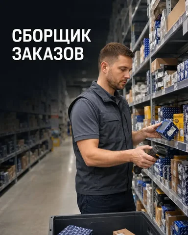 Сборщик заказов - Уборщик в Москва