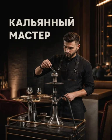 Вакансия кальянного мастера в премиальный ресторан - Общественное питание в Москва
