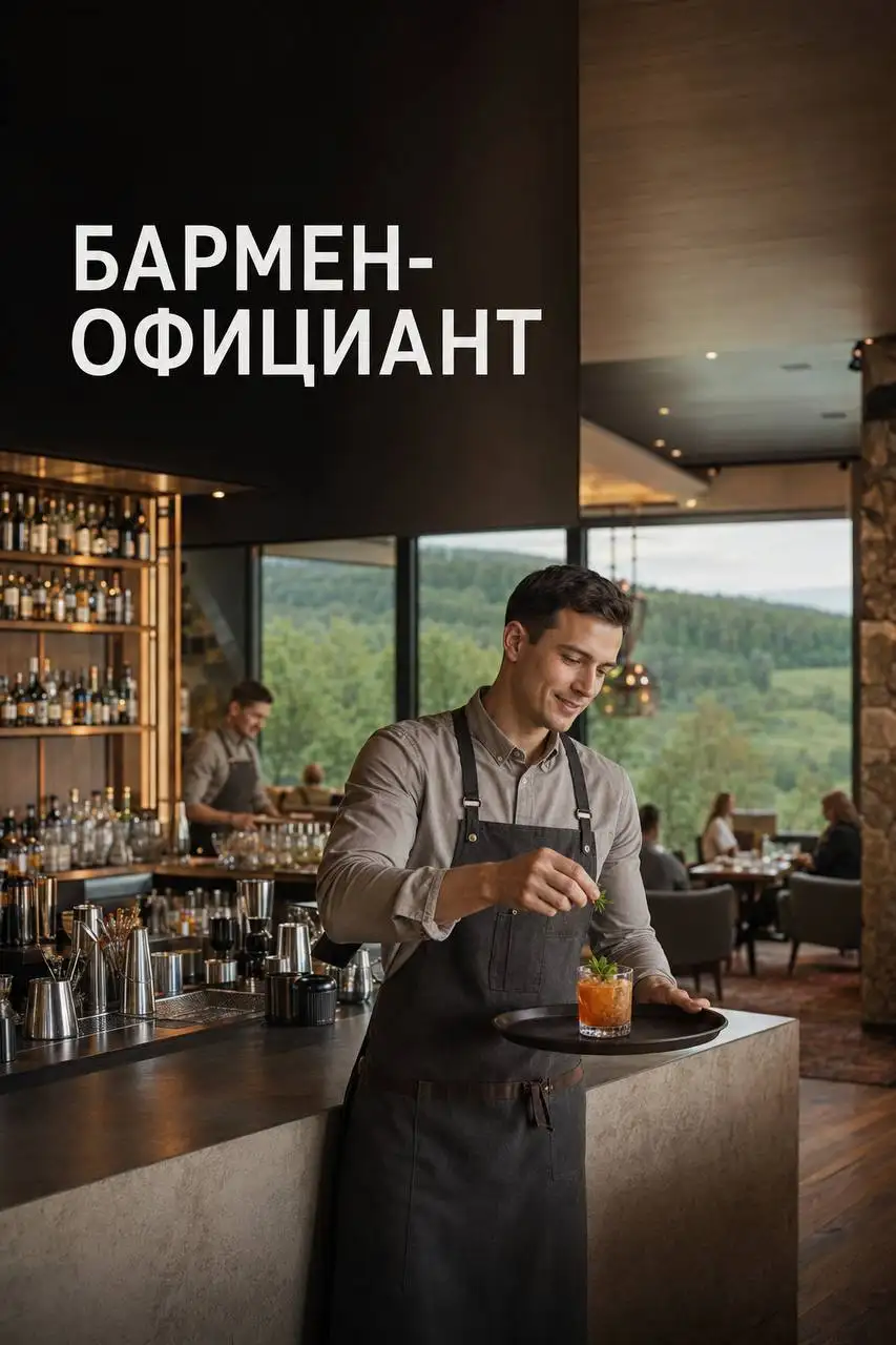 БАРМЕН-ОФИЦИАНТ - Бары и рестораны (Работа) в Неизвестно