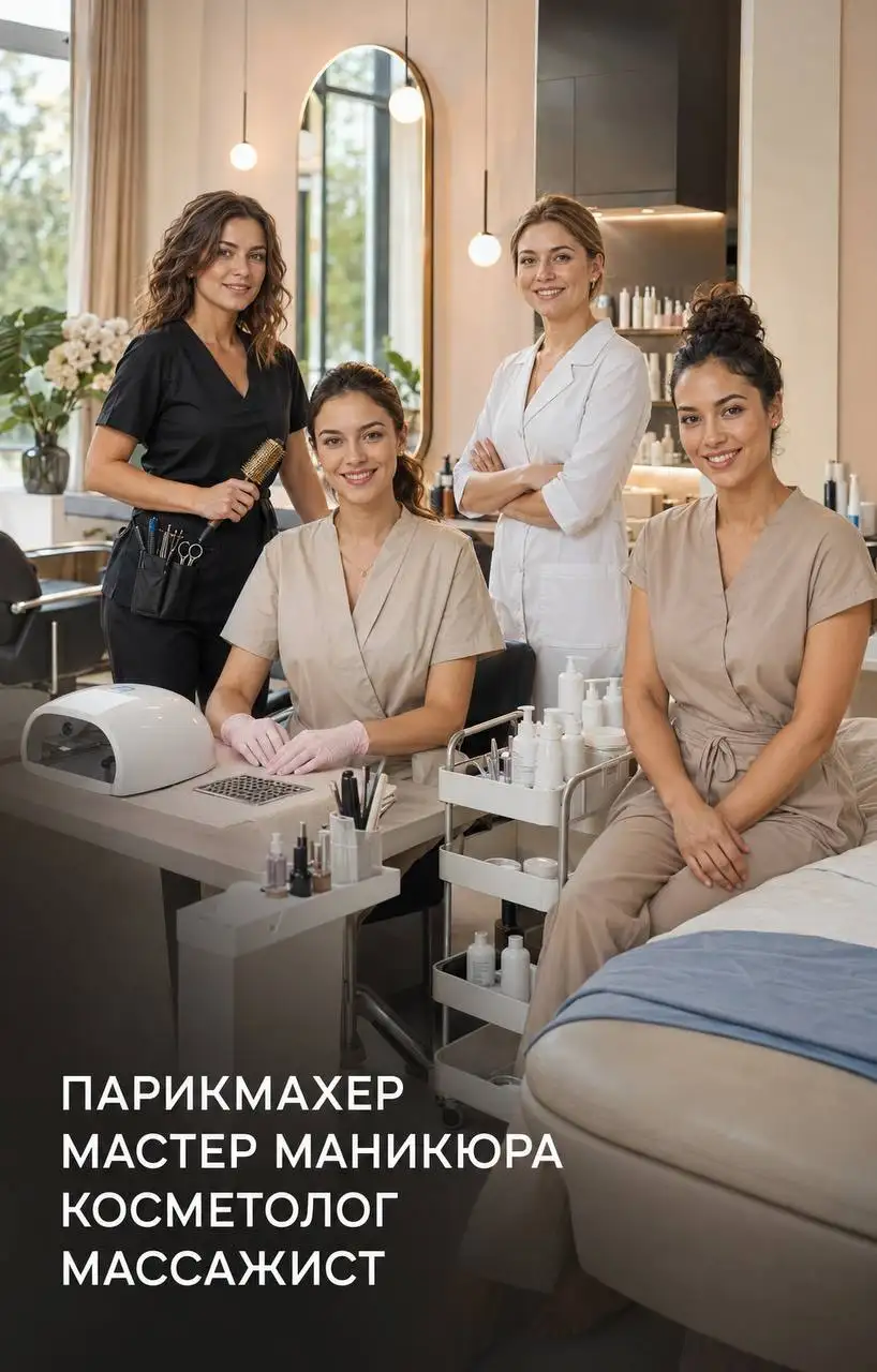 Вакансии в салоне красоты - Работа в Москва