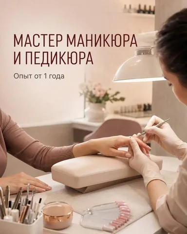 Мастер маникюра и педикюра - Вакансии в сфере красоты в Москва