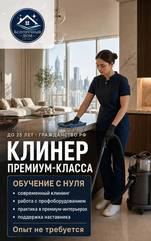 Набор специалистов по клинингу - частное объявление в Москва