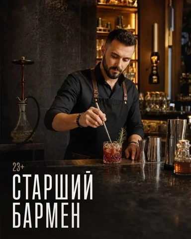 Старший бармен - Администратор в Москва