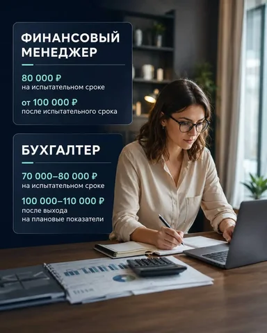 Вакансия: Финансовый менеджер и Бухгалтер - Администратор в Москва