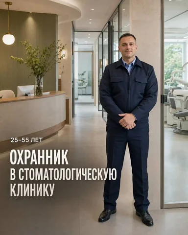 Охранник в стоматологическую клинику - частное объявление в Москва