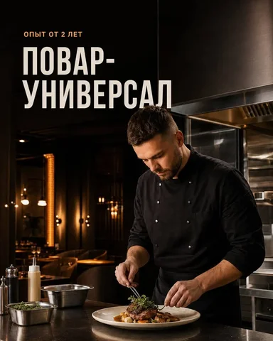 Повар-универсал в Hookah Place - Работа в Люберцы