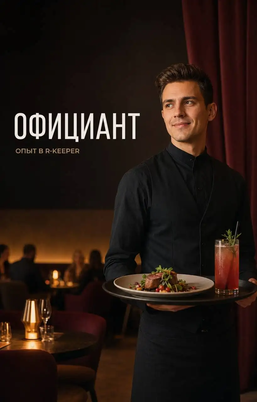 Вакансия официанта - Ресторан/Кафе (Работа) в Москва