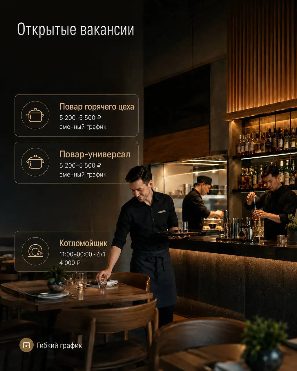 Вакансии поваров и котломойщика - Вакансии (Работа) в Москва